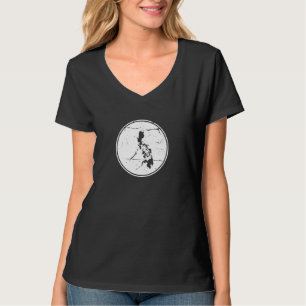 Philippines Map Philippine Proud Filipino T-Shirt