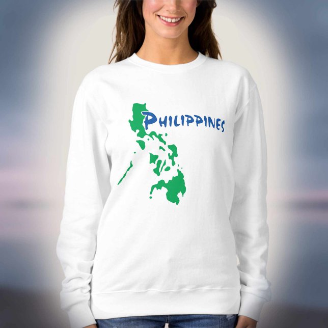 Philippines Map T-Shirt Sweatshirt (Creator Uploaded)