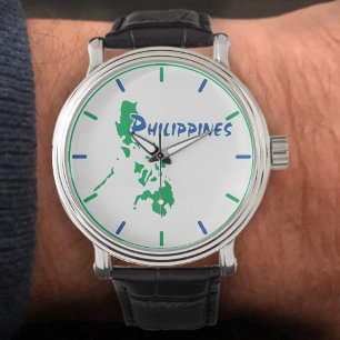 Philippines Map Wristwatch
