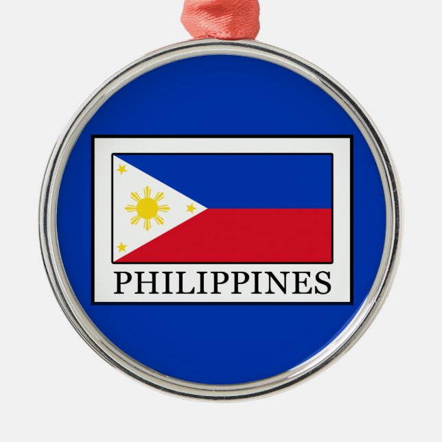 Philippines Metal Tree Decoration (Front)