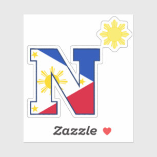 Philippines N Sun Cut Out Sticker