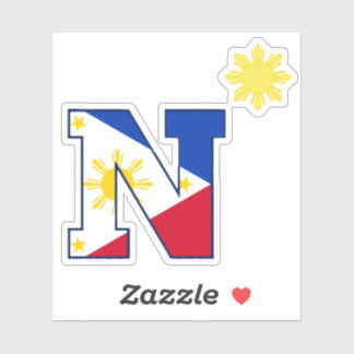 Philippines N Sun Cut Out Sticker