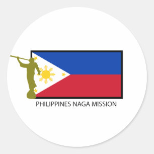 PHILIPPINES NAGA MISSION LDS CTR CLASSIC ROUND STICKER
