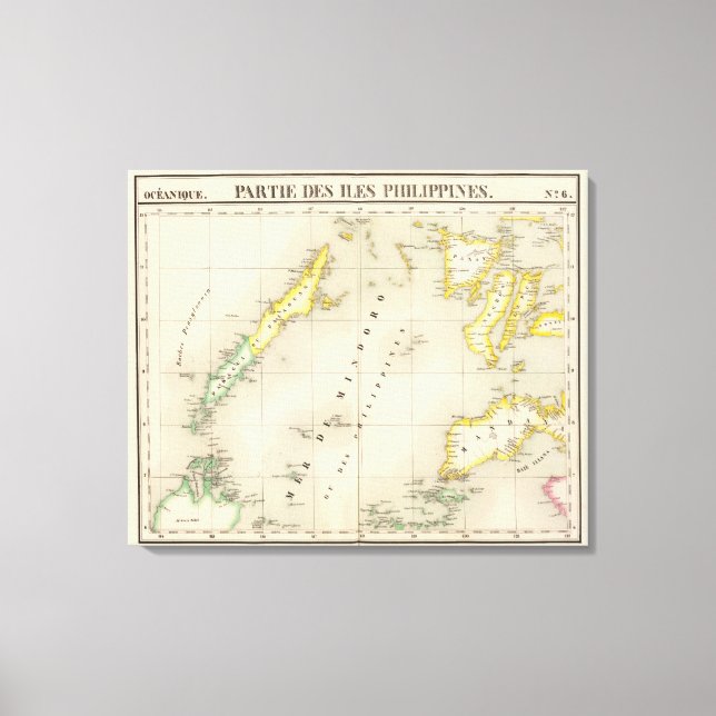 Philippines Oceania no 6 Canvas Print (Front)