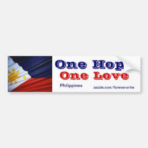 philippines one love bumper sticker
