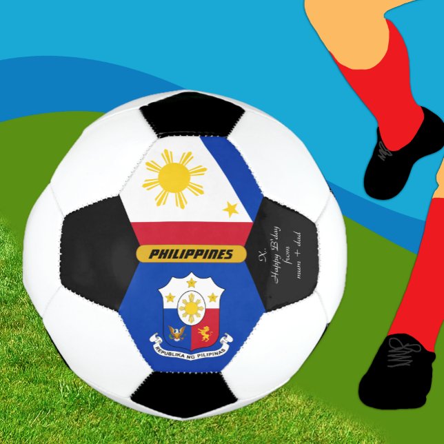 Philippines Personalised, Flag, Photo Soccer Ball (Creator Uploaded)