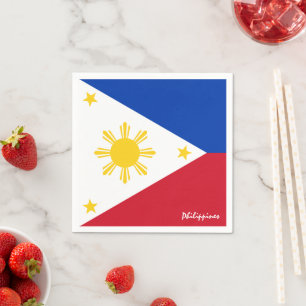 Philippines & Philippine Flag party fashion /sport Napkin