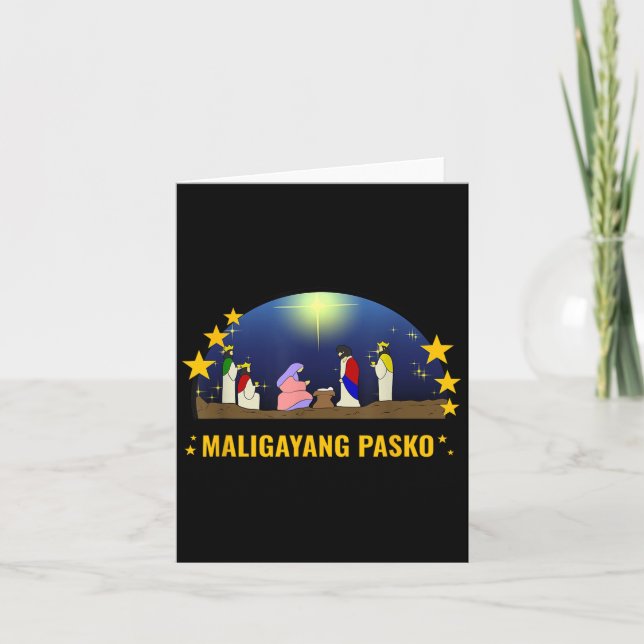 Philippines Pilipinas Filipino Christmas Parol Xma Card (Front)
