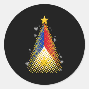 Philippines Pilipinas Filipino Christmas Parol Xma Classic Round Sticker