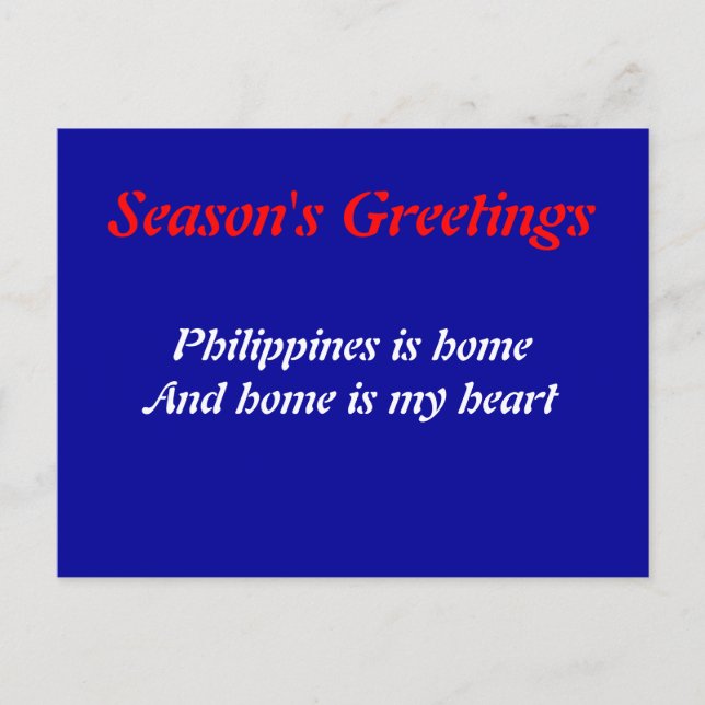 Philippines postcards (Front)