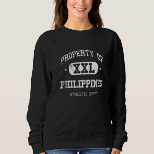 Philippines Property Xxl Sport College Athletic Fu Sweatshirt