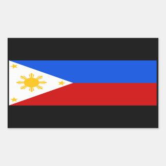 Philippines Rectangular Sticker