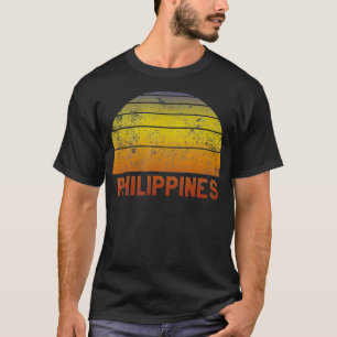 Philippines Retro Vintage 70s Throwback Surf T-Shirt