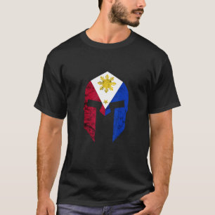 Philippines Roman Helmet Pilipinas Filipino Pride  T-Shirt