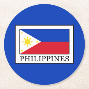 Philippines Round Paper Coaster