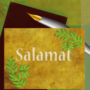 Philippines Salamat Thank You Card