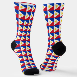 Philippines Socks, patriotic Philippine Flag Socks