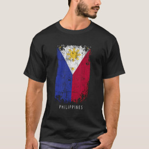 Philippines Souvenir Design - Country Flag Philipp T-Shirt