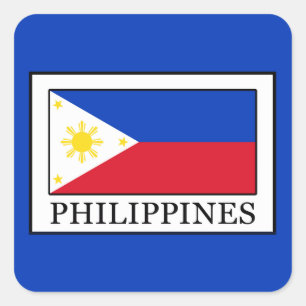 Philippines Square Sticker