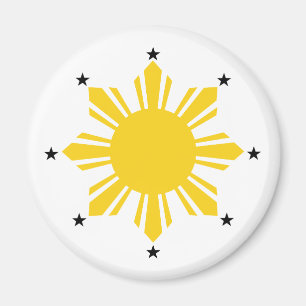 Philippines Sun   Filipino Sun   PI Sun Magnet