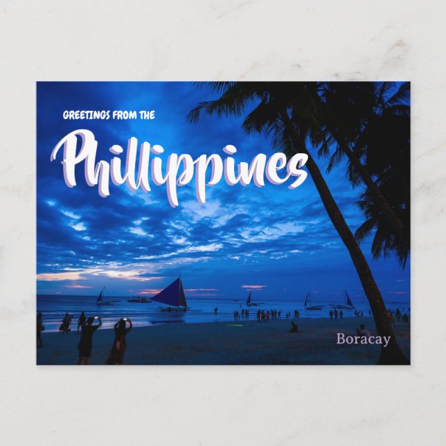 Philippines Travel Postcard (Front)
