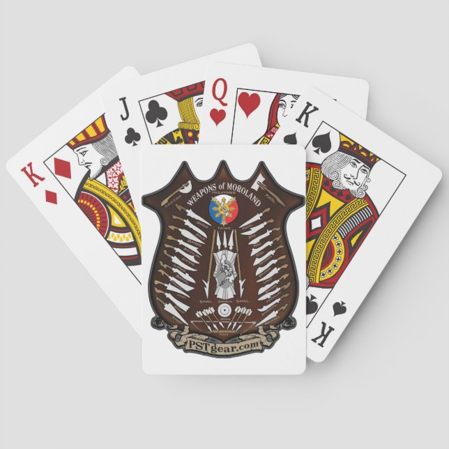 Philippines Weapons of Moroland Playing Cards (Back)