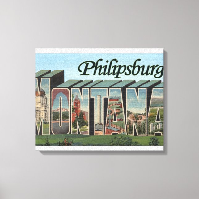 Philipsburg, Montana Canvas Print (Front)