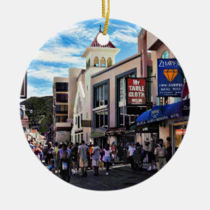 Philipsburg Sint Maarten: Shopping on Front Street Ceramic Tree Decoration