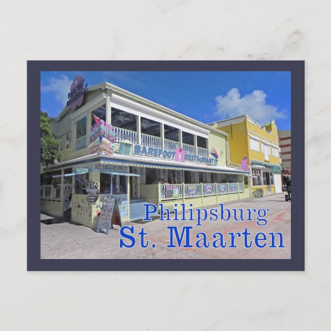 Philipsburg - St. Maarten - postcard (Front)