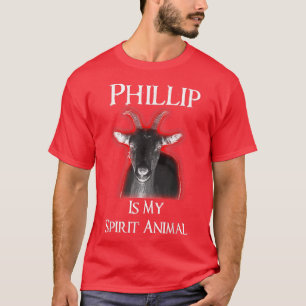 Phillip is My Spirit Animal Black  T-Shirt