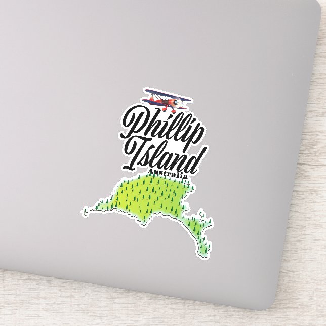 Phillip Island Australia map (Detail)