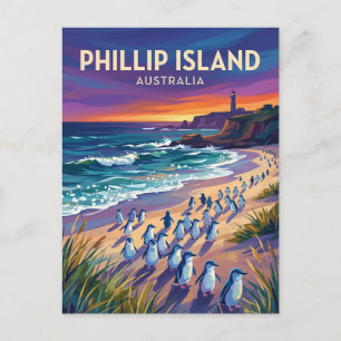 Phillip Island Australia Postcard