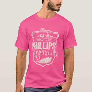 Phillips Last Name Shirt Phillips Name Birthday