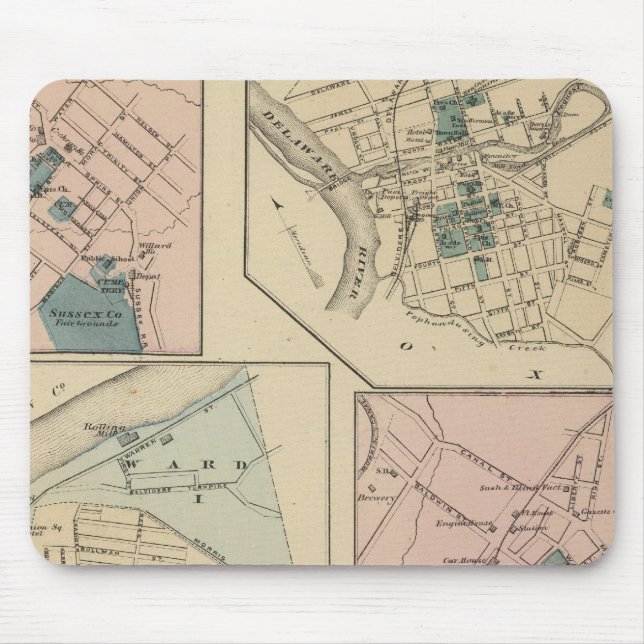 Phillipsburg, NJ Mouse Mat (Front)