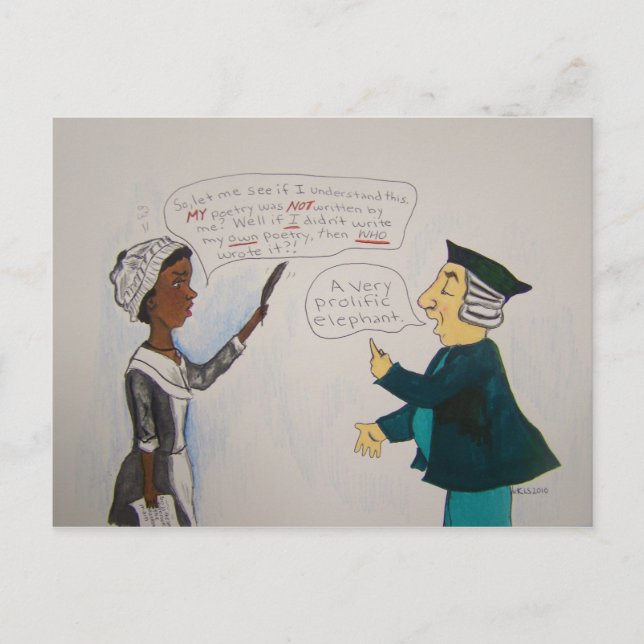 Phillis Wheatley Postcard (Front)