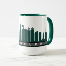 Philly 2019 Skyline Mug in Green