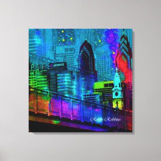 Philly at Night Canvas Print