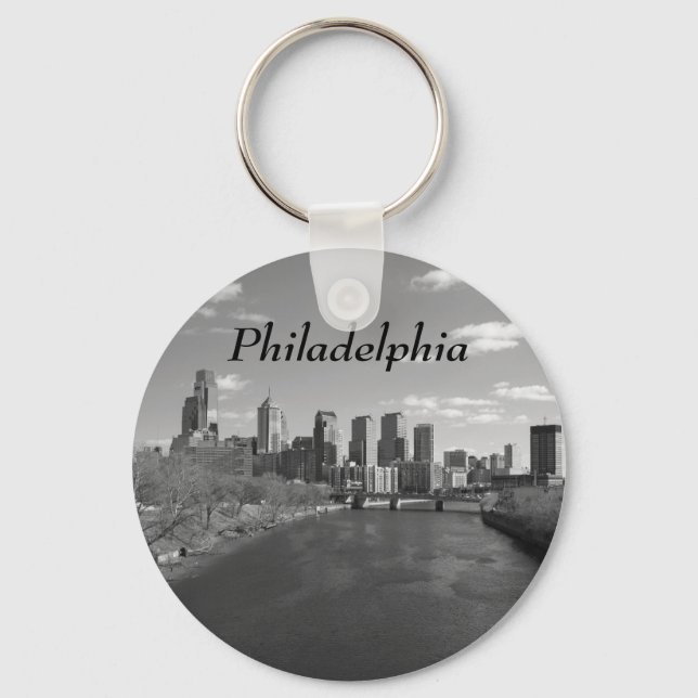 Philly b/w key ring (Front)