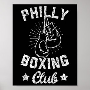 Philly Boxing Club - Vintage Boxer Gloves  Poster