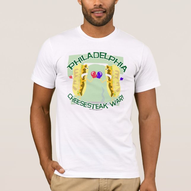 Philly Cheesteak War T-shirt (Front)