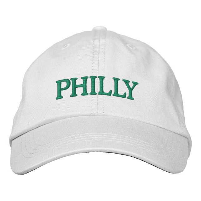 PHILLY EMBROIDERED BASEBALL CAP (Front)
