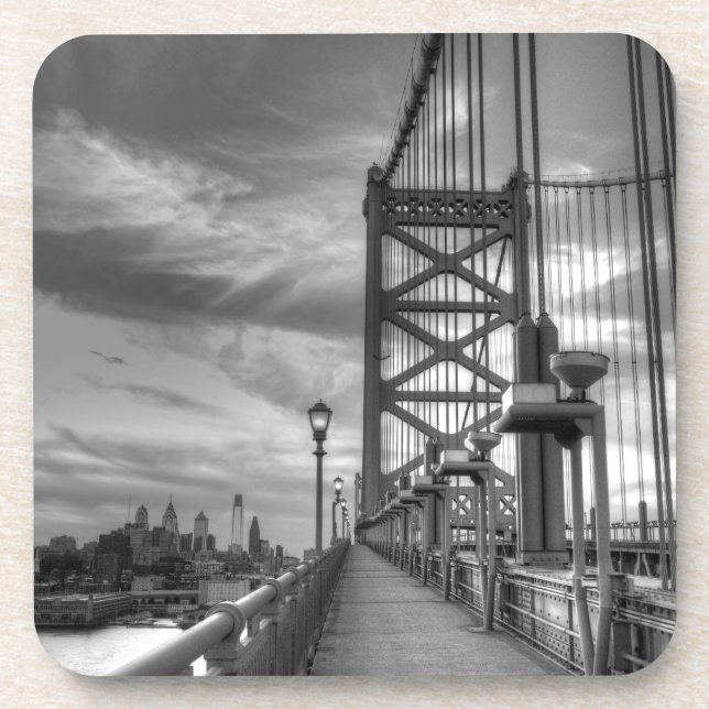 Philly from the bridge coaster (Front)