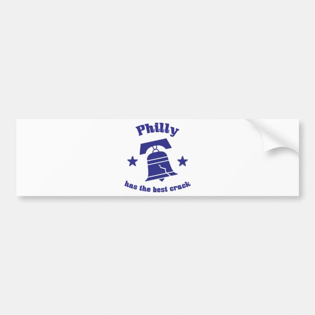 Philly Has The Best Crack Bumper Sticker (Front)