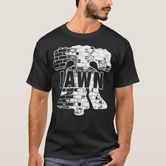 Philly Jawn Liberty Bell Brick Grunge Philadelphia T-Shirt