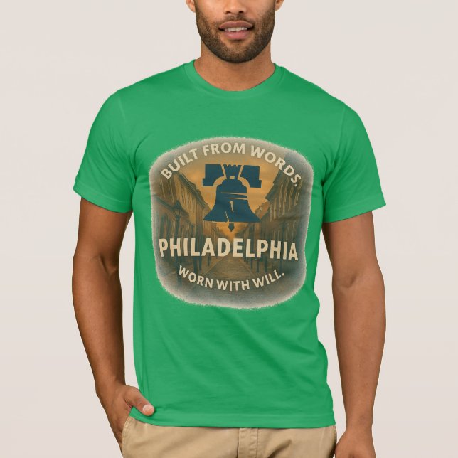 Philly Jersey Tee | Bella+Canvas Thoughtwear (Front)