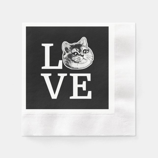 Philly Love Cat Napkin (Front)