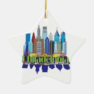Philly New Icon Ceramic Tree Decoration