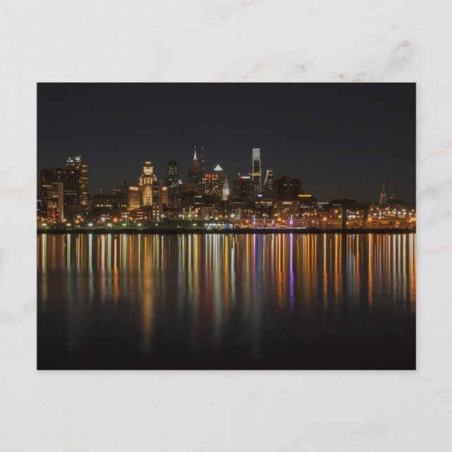 Philly night postcard (Front)