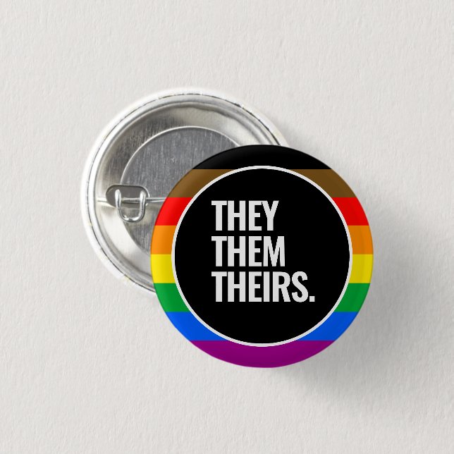 Philly Pride LGBTQPOC 3 Cm Round Badge (Front & Back)