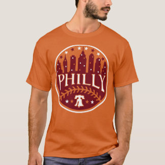 Philly Red White and Philadelphia Blue Baseball Fa T-Shirt